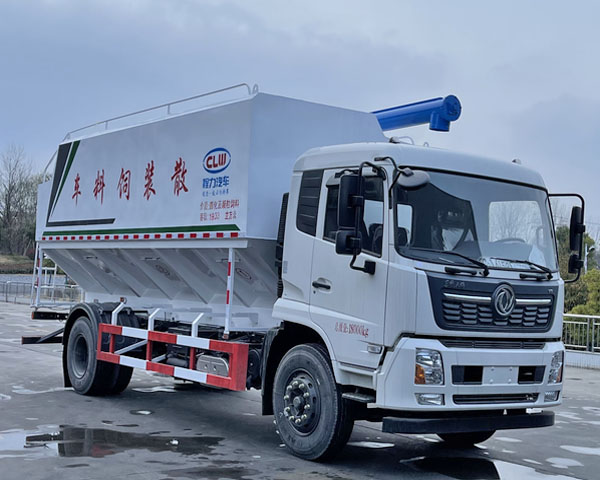 程力牌CL5183ZSL6SS型散裝飼料運(yùn)輸車(chē)