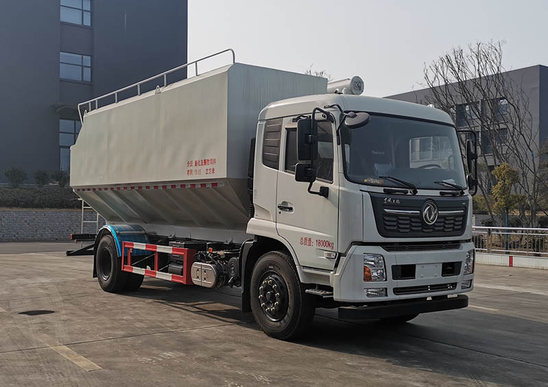 程力牌CL5180ZSL6QX型散裝飼料運輸車